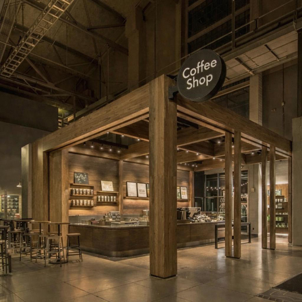 Seattle Center Armory Food & Event Hall Interior Coffee Caf&eacute; Space