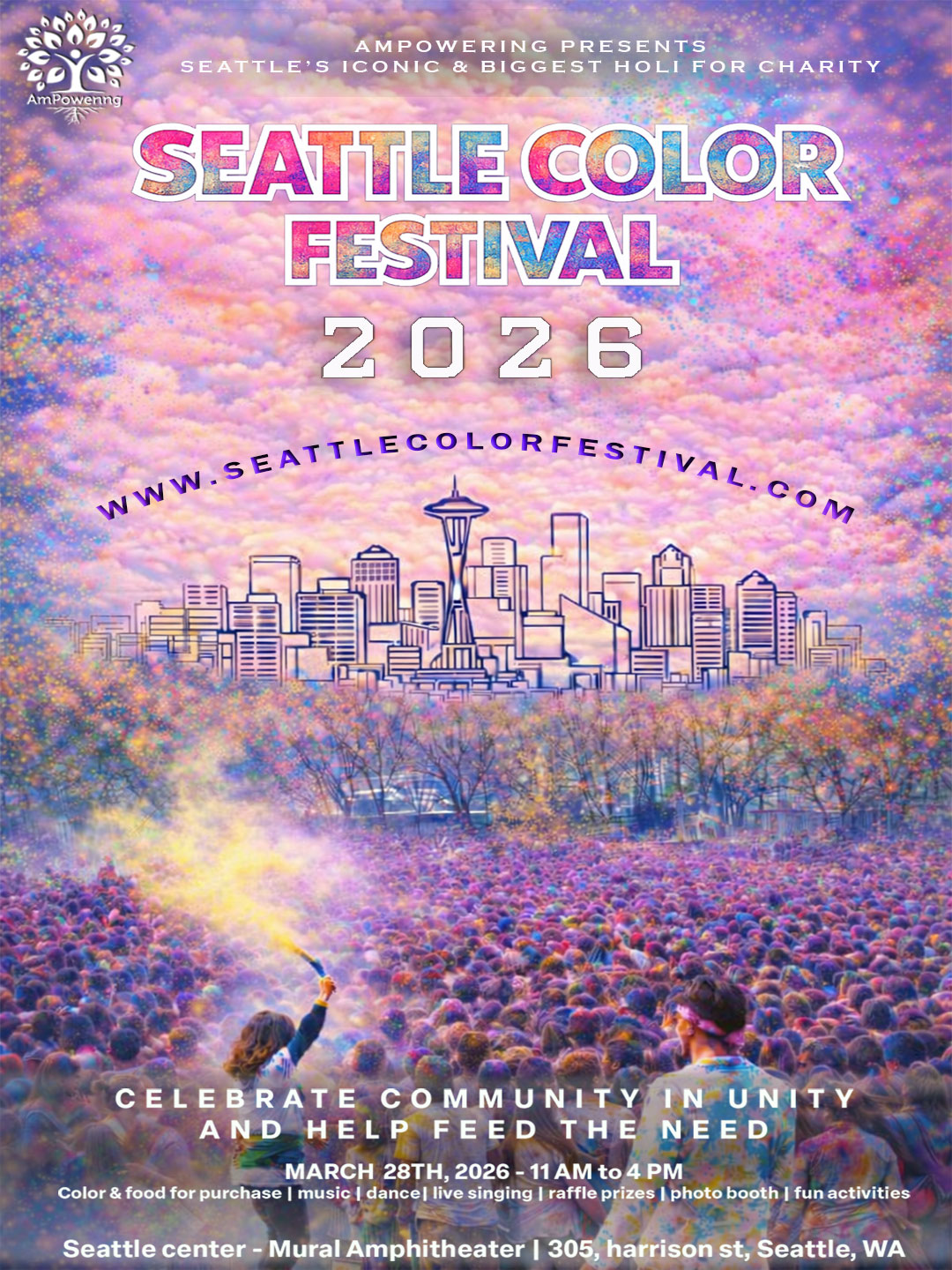 Seattle Color Festival 2026 Flyer