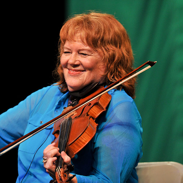 Woman playing a violin