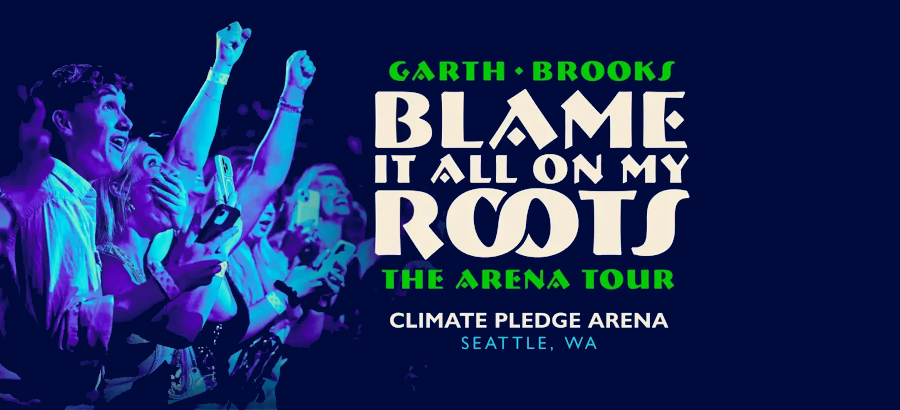 Seattle Activity Map Garth Brooks: Blame It All On My Roots